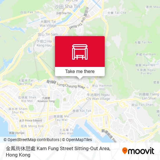 金鳳街休憩處 Kam Fung Street Sitting-Out Area map