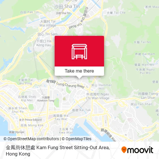 金鳳街休憩處 Kam Fung Street Sitting-Out Area地圖