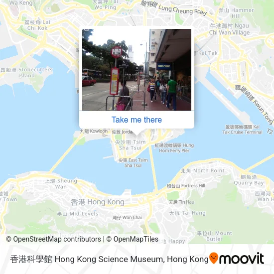 香港科學館 Hong Kong Science Museum map