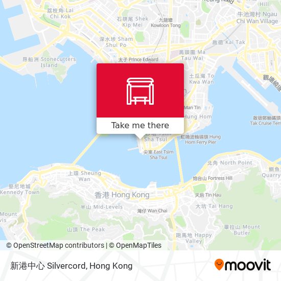 新港中心 Silvercord map