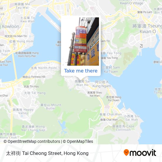 太祥街 Tai Cheong Street map