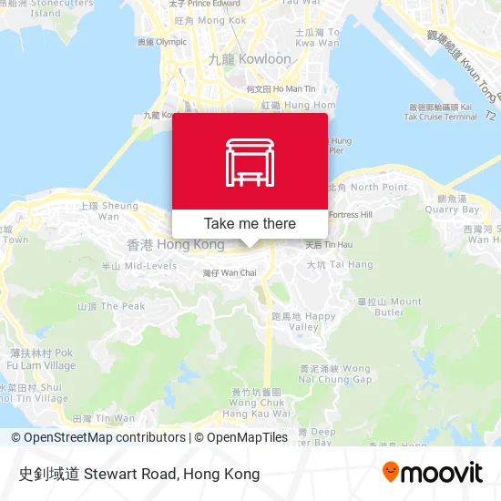 史釗域道 Stewart Road map