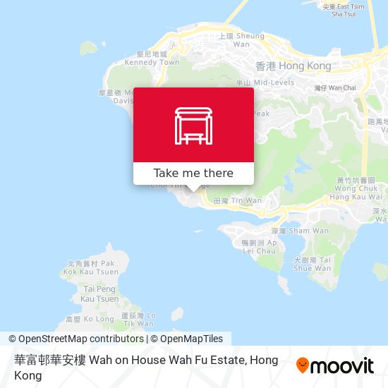 華富邨華安樓 Wah on House Wah Fu Estate map