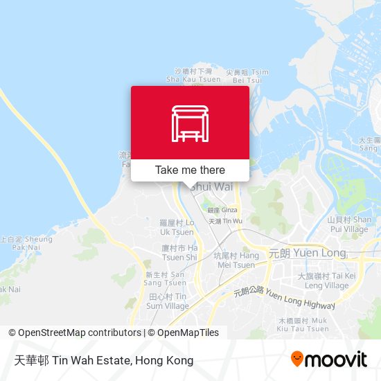 天華邨 Tin Wah Estate map