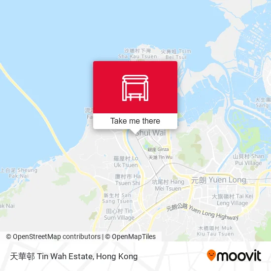 天華邨 Tin Wah Estate地圖