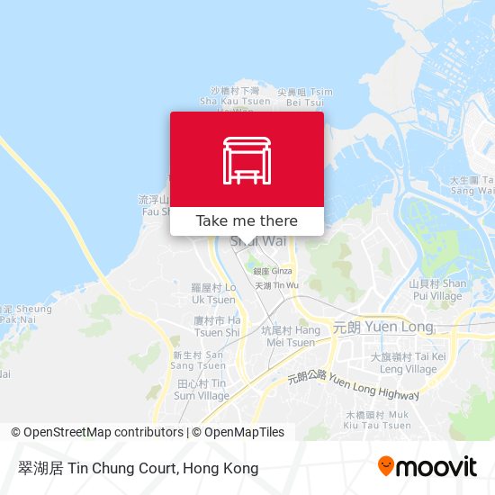 翠湖居 Tin Chung Court map