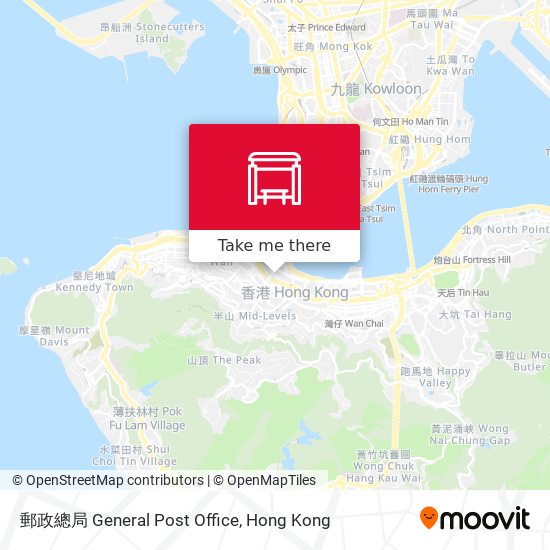郵政總局 General Post Office map
