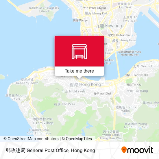 郵政總局 General Post Office地圖