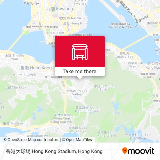 香港大球場 Hong Kong Stadium map