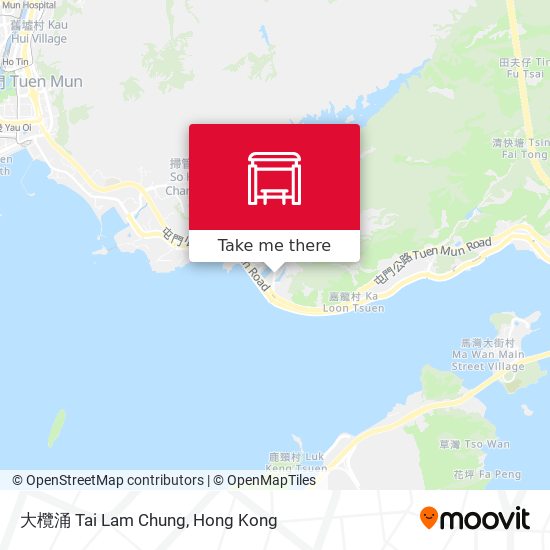 大欖涌 Tai Lam Chung map