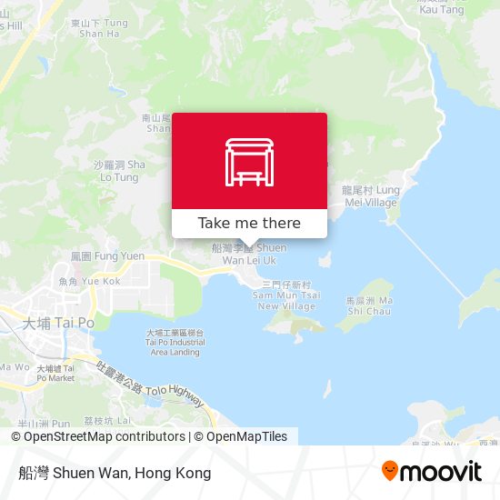船灣 Shuen Wan map