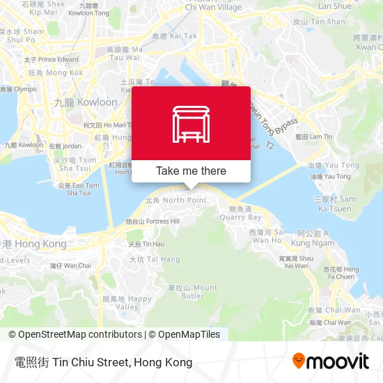 電照街 Tin Chiu Street map