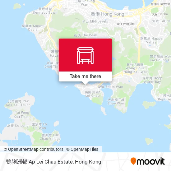 鴨脷洲邨 Ap Lei Chau Estate map