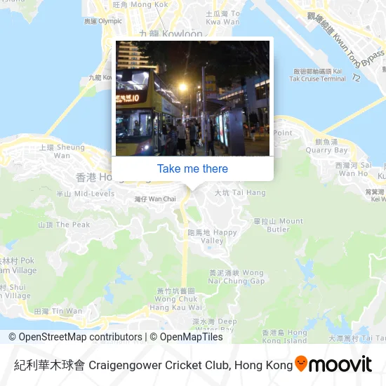 紀利華木球會 Craigengower Cricket Club map