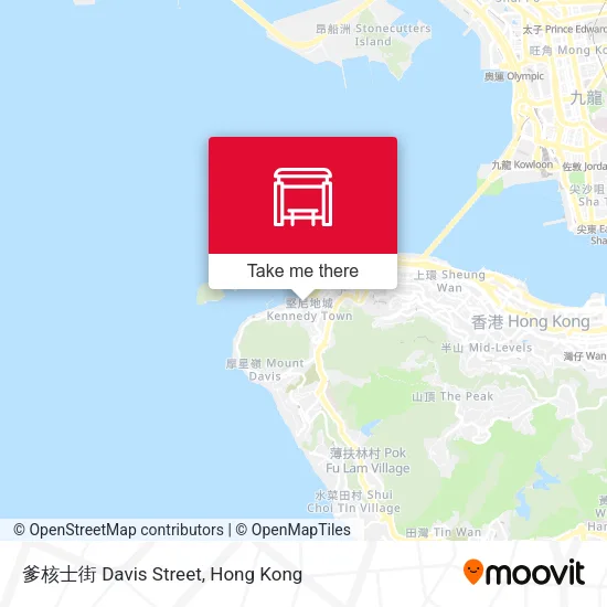 爹核士街 Davis Street地圖