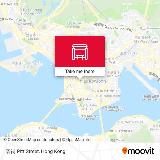 碧街 Pitt Street map