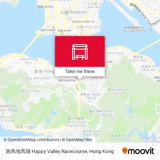 跑馬地馬場 Happy Valley Racecourse地圖