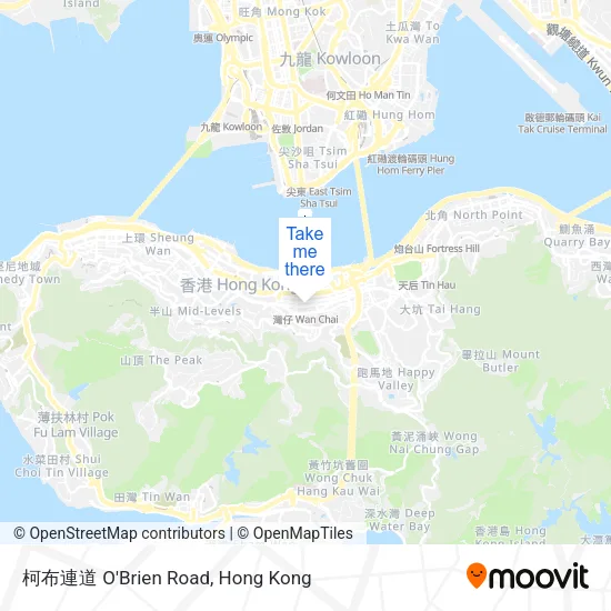 柯布連道 O'Brien Road地圖
