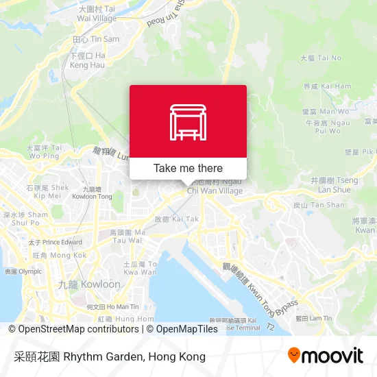 采頤花園 Rhythm Garden map