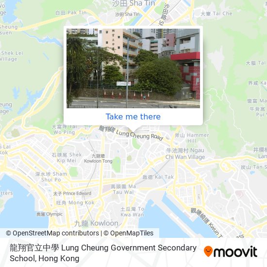 龍翔官立中學 Lung Cheung Government Secondary School map