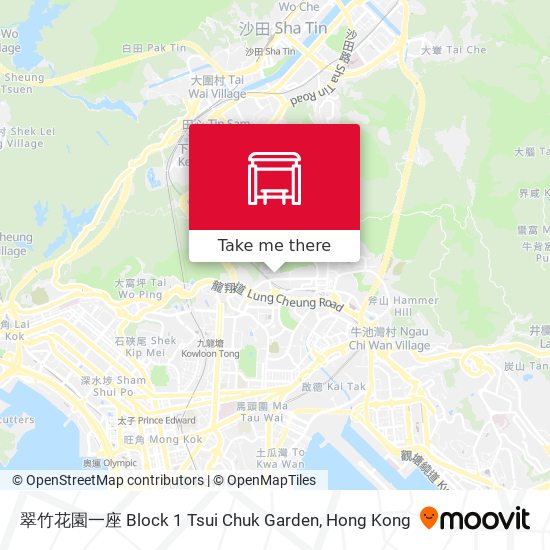 翠竹花園一座 Block 1 Tsui Chuk Garden map