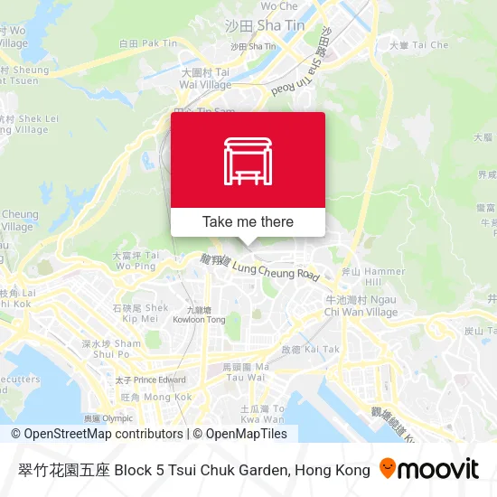 翠竹花園五座 Block 5 Tsui Chuk Garden map