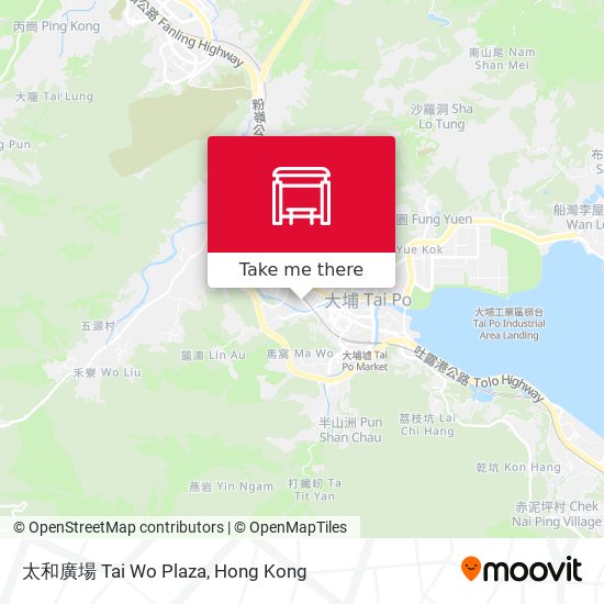 太和廣場 Tai Wo Plaza map