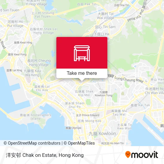 澤安邨 Chak on Estate地圖