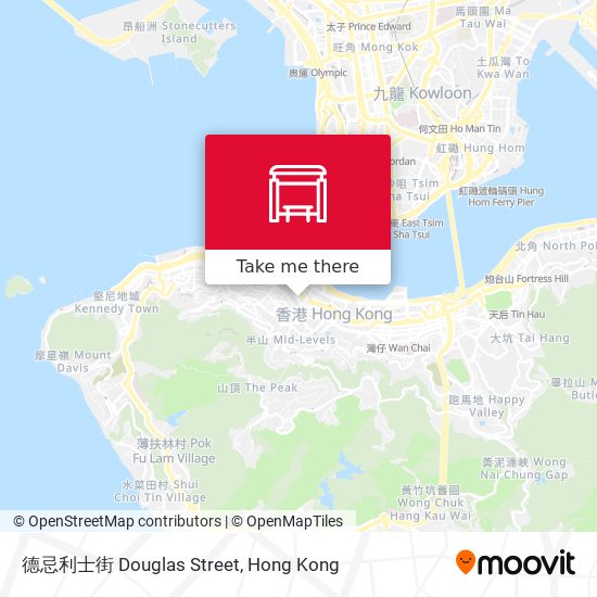 德忌利士街 Douglas Street map