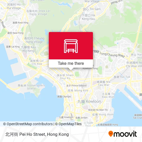 北河街 Pei Ho Street map