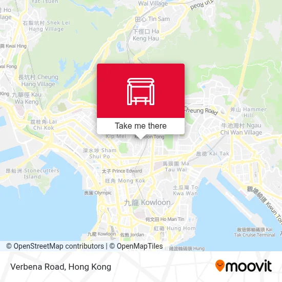 地錦路 Verbena Rd. map