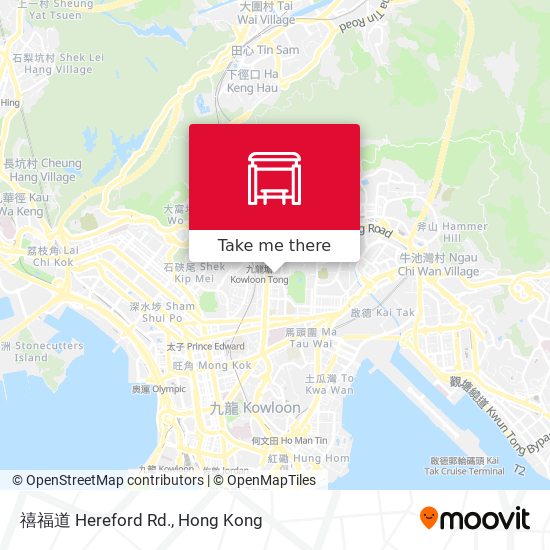 禧福道 Hereford Rd. map