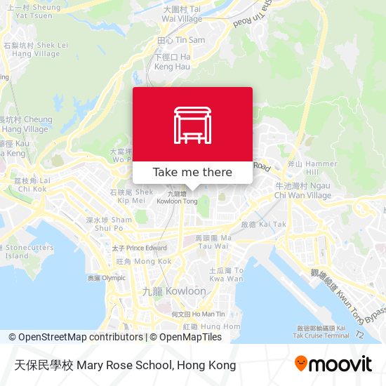 天保民學校 Mary Rose School map