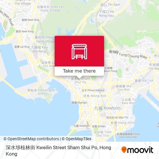 深水埗桂林街 Kweilin Street Sham Shui Po map