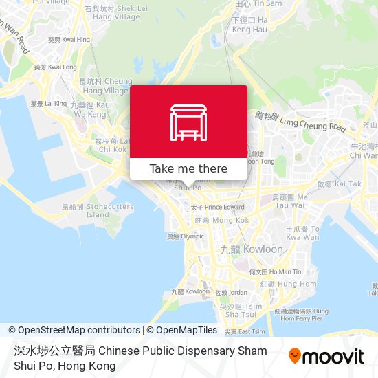深水埗公立醫局 Chinese Public Dispensary Sham Shui Po map