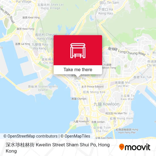 深水埗桂林街 Kweilin Street Sham Shui Po map