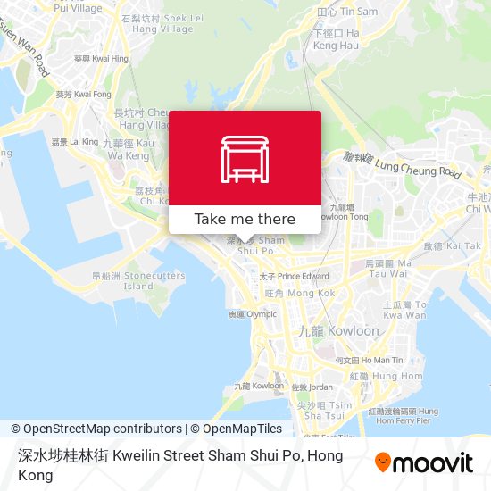 深水埗桂林街 Kweilin Street Sham Shui Po map