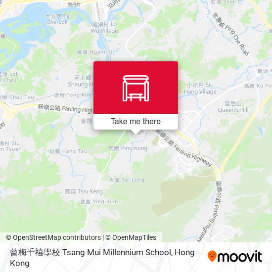 曾梅千禧學校 Tsang Mui Millennium School map