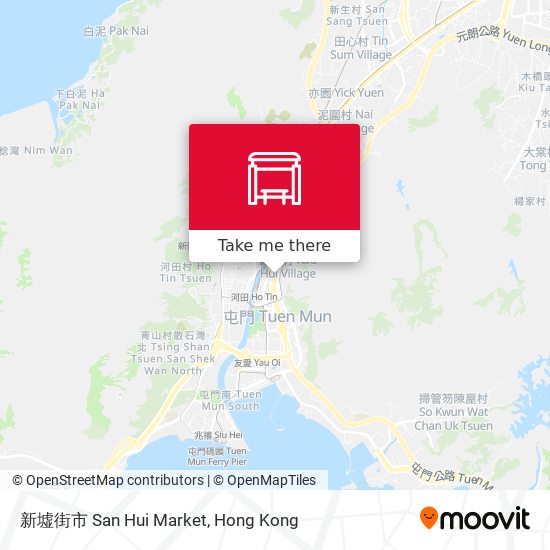 新墟街市 San Hui Market map
