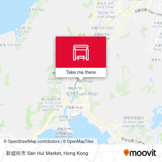 新墟街市 San Hui Market map