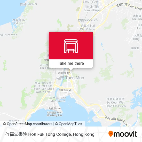 何福堂書院 Hoh Fuk Tong College地圖