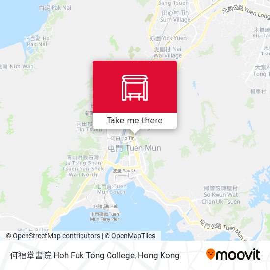何福堂書院 Hoh Fuk Tong College map