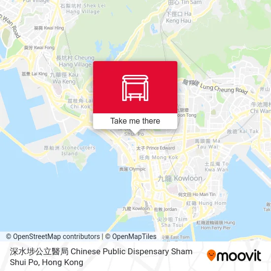 深水埗公立醫局 Chinese Public Dispensary Sham Shui Po map