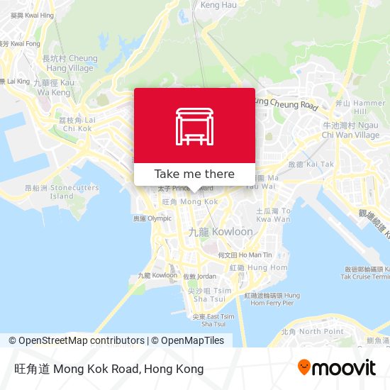旺角道 Mong Kok Road地圖