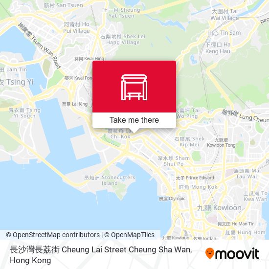 長沙灣長荔街 Cheung Lai Street Cheung Sha Wan map