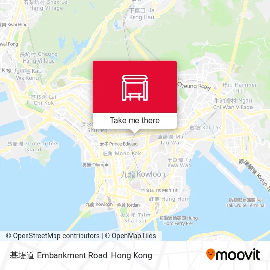 基堤道 Embankment Road map