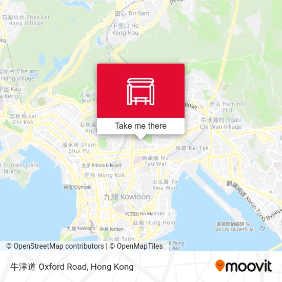 牛津道 Oxford Road map