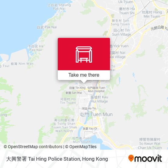 大興警署 Tai Hing Police Station map
