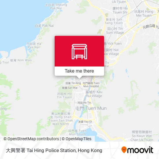 大興警署 Tai Hing Police Station地圖