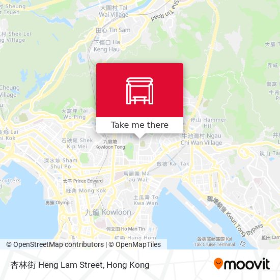 杏林街 Heng Lam Street map